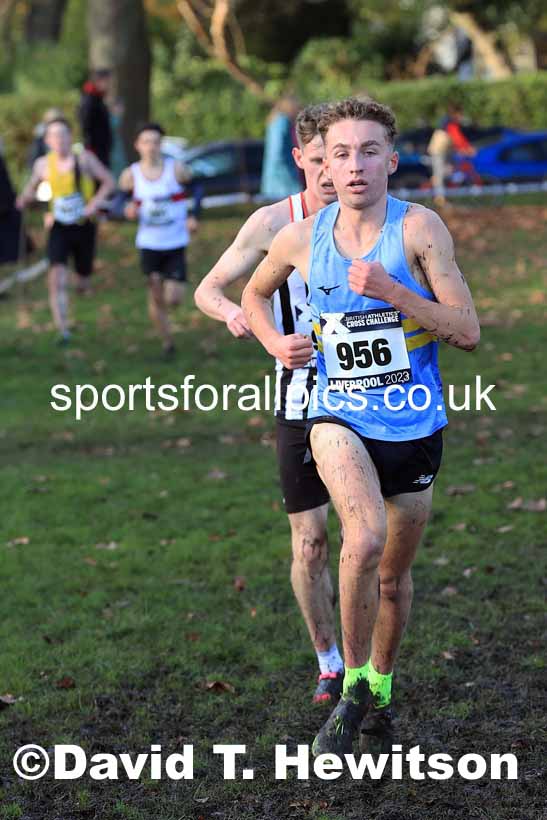 Junior Men (Under-20s), 2023 British Athletics Cross Challenge, Sefton Park, Liverpool. Photo: David T. Hewitson/Sports for All Pics